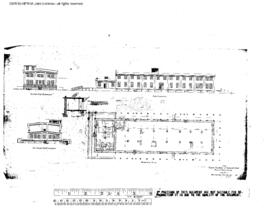 Northern Pacific Engineering Drawing, Engine Facilities at Parkwater, Washington, 1911