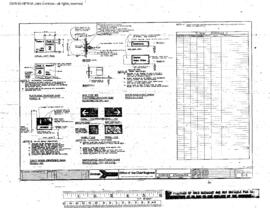 Amtrak Engineering Drawing, Amtrak Depot at Tacoma, Washington, 1981