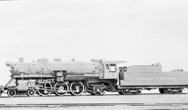 Colorado and Southern Railway steam locomotive 373 at Philadelphia, Pennsylvania in 1922.