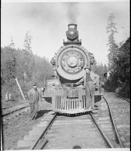 Northern Pacific steam locomotive 367, circa 1920.