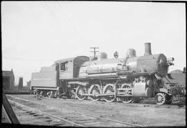 Northern Pacific steam locomotive 1272 at Auburn, Washington, in 1935.