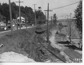 Seattle & Rainier Valley Railway Car 103 in Seattle, Washington, 1936