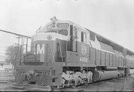 Electro-Motive Division of General Motors diesel locomotive 4352 at Auburn, Washington on April 2...