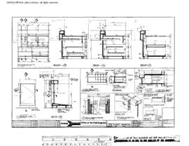 Amtrak Engineering Drawing, Amtrak Depot at Tacoma, Washington, 1981