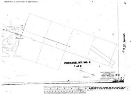 Plat Map of Great Northern Facilities at Portage Pit, Montana, 1915