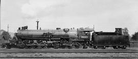 Northern Pacific steam locomotive number 4009 at Easton, Washington, circa 1928.