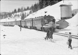 Northern Pacific Alaskan at Stampede, Washington, in 1949.