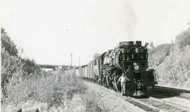 Great Northern Railway steam locomotive 2048 at Interbay, Washington, undated.