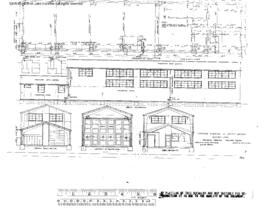 Spokane, Portland, and Seattle Railway Engineering Drawing, Electric Shop at Portland, Oregon, 1953