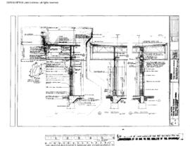 Amtrak Engineering Drawing, Amtrak Depot at Tacoma, Washington, 1983