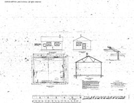Northern Pacific Engineering Drawing, Journal Packing Building at Parkwater, Washington, 1928