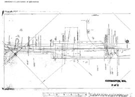 Plat Map of Northern Pacific Facilities at Covington, Washington, 1904