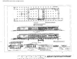 Great Northern Engineering Drawing, Store and Oil House at Interbay, Washington, 1930