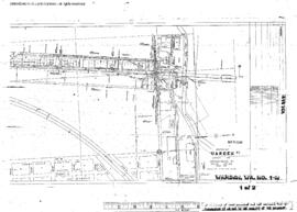 Plat Map of Northern Pacific Facilities at Warden, Washington, 1954