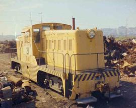 United States Navy Diesel Locomotive Number 21 at Tacoma, Washington, circa 1985.