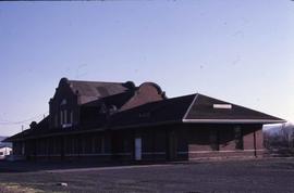 Northern Pacific depot in Ellensburg, Washington in 1987.