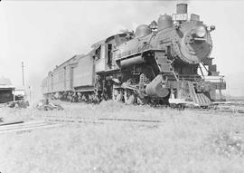 Northern Pacific passenger train number 344 at Lewiston, Idaho, in 1950.