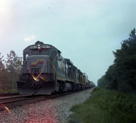 CSX Transportation diesel locomotive 5817 at Folkston, Georgia on July 29, 1987.