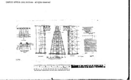 Camas Prairie Railroad Engineering Drawing: Abutments, Bridge 17 (15), South of Culdesac, Idaho, ...