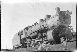 Northern Pacific steam locomotive 1911 at Forsyth, Montana, in 1935.