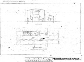 Burlington Northern Engineering Drawing, Car Shop, One Spot, undated