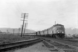 Canadian National Railway Company diesel locomotive 6520 at New Westminster, British Columbia on ...