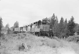 Chicago, Milwaukee, St. Paul & Pacific Railroad Company diesel locomotive number 295 at St. M...