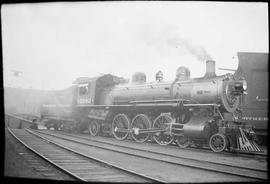 Northern Pacific steam locomotive 2082 at Tacoma, Washington, in 1936.