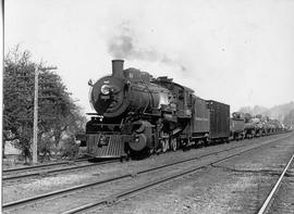 Northern Pacific  steam locomotive 1685 near Black River, Washington, circa 1940.