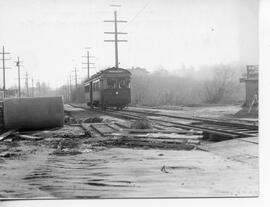 Seattle & Rainier Valley Railway Car 105 in Seattle, Washington, 1936