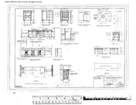 Great Northern Engineering Drawing, Depot at Coeur D'Alene, Idaho, 1963