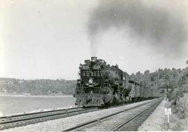 Great Northern Railway steam locomotive 2122 at Ballard, Washington, undated.