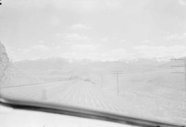 On board Northern Pacific Vista-Dome North Coast Limited west of Livingston, Montana, in 1955