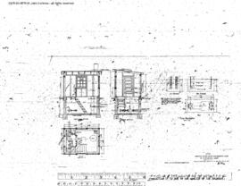 Northern Pacific Engineering Drawing, Shopmen's Service Building at Parkwater, Washington, 1928
