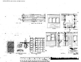 Northern Pacific Engineering Drawing, Warehouse for Ryan Fruit Company at Bozeman-Livingston, Mon...