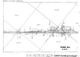 Plat Map of Northern Pacific Facilities at Gleed, Washington, 1917