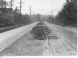 Seattle & Rainier Valley Railway tracks in Seattle, Washington, 1936