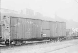 Northern Pacific Railroad Box Car Number 207215 at Tacoma, Washington in January, 1970.