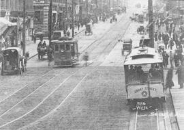 Grant Street Electric Railway car, Seattle, Washington, circa 1895