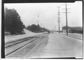 Seattle Municipal Railway Track, Seattle, Washington, circa 1923