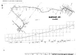 Plat Map of Northern Pacific Facilities at Elephant, Montana, 1964