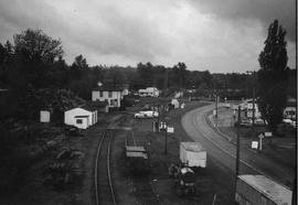 Pacific Coast Railroad mainline at Maple Valley, Washington in 1958.