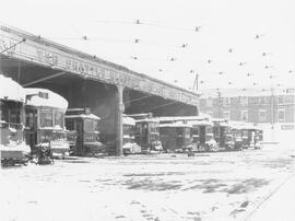 Puget Sound Traction, Power and Light Company Yard, Seattle, Washington, circa 1915