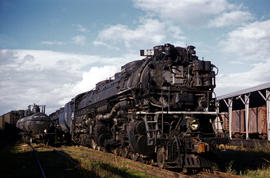 Spokane, Portland and Seattle Railway steam locomotive 903 at Vancouver, Washington in 1961.