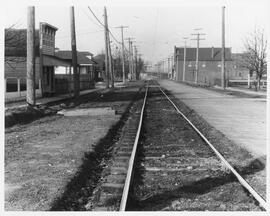 Seattle Municipal Railway Track, Seattle, Washington, circa 1920