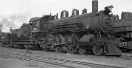 Chicago & North Western Railway steam locomotive 364 at St Paul, Minnesota on May 4, 1948.