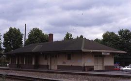 Burlington Northern Depot.at Kent, Washington, in 1999.
