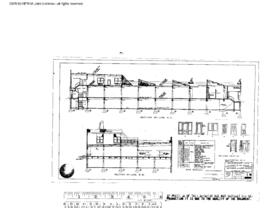 Spokane, Portland, and Seattle Railway Engineering Drawing, Warehouse at East Third and East Ash ...