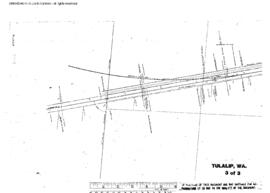 Plat Map of Great Northern Facilities at Tulalip, Washington, 1915