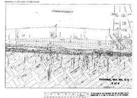 Plat Map of Northern Pacific Facilities at Tacoma, Washington, 1941